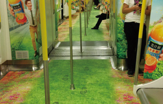 深圳地鐵 香港雅仕維集團廣告噴畫供應商