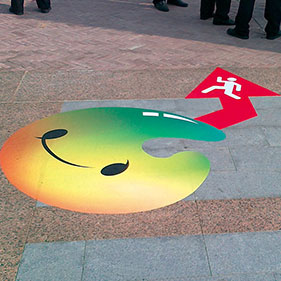 Removable Floor Sticker