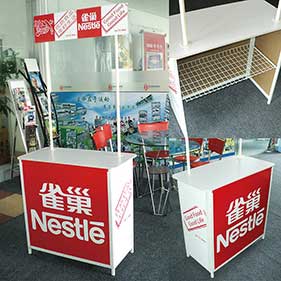 Iron Frame Promotion Table