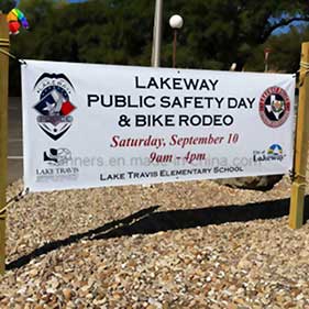 Frontlit coated banner