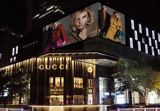 GUCCI進口燈片、UV刀刮布制作成功！