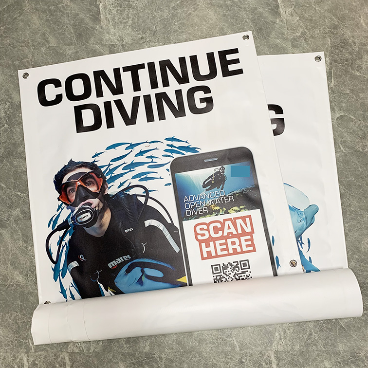 卓越品質(zhì)，盡顯 510 克出口刀刮布廣告條幅風(fēng)采